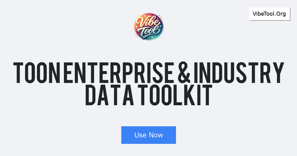 TOON Enterprise & Industry Data Toolkit