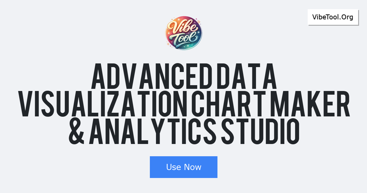 Advanced Data Visualization Chart Maker & Analytics Studio