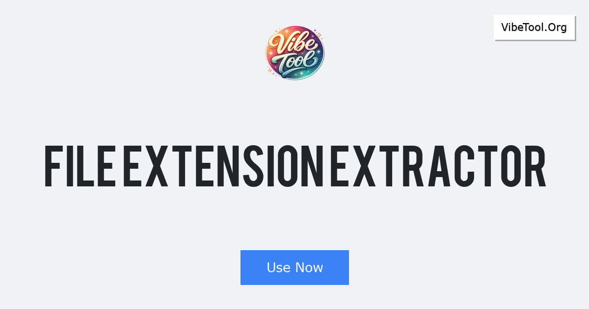File Extension Extractor