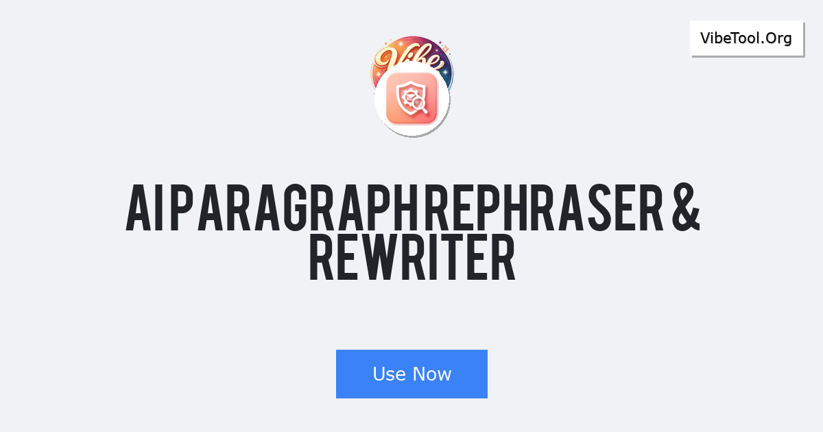 AI Paragraph Rephraser & Rewriter