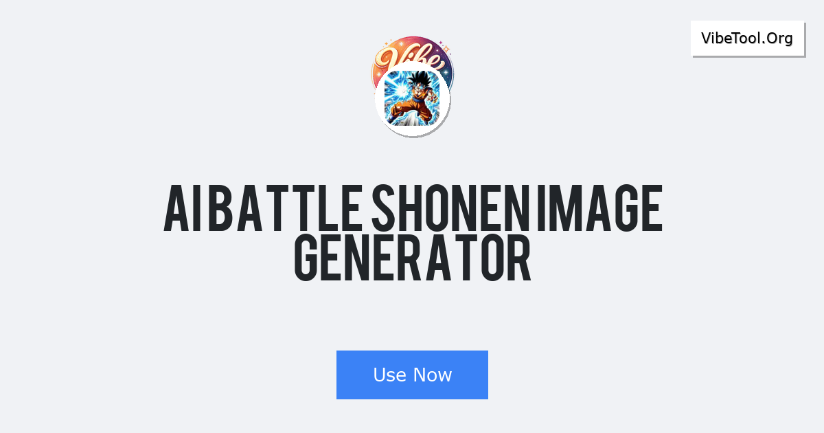 AI Battle Shonen Image Generator