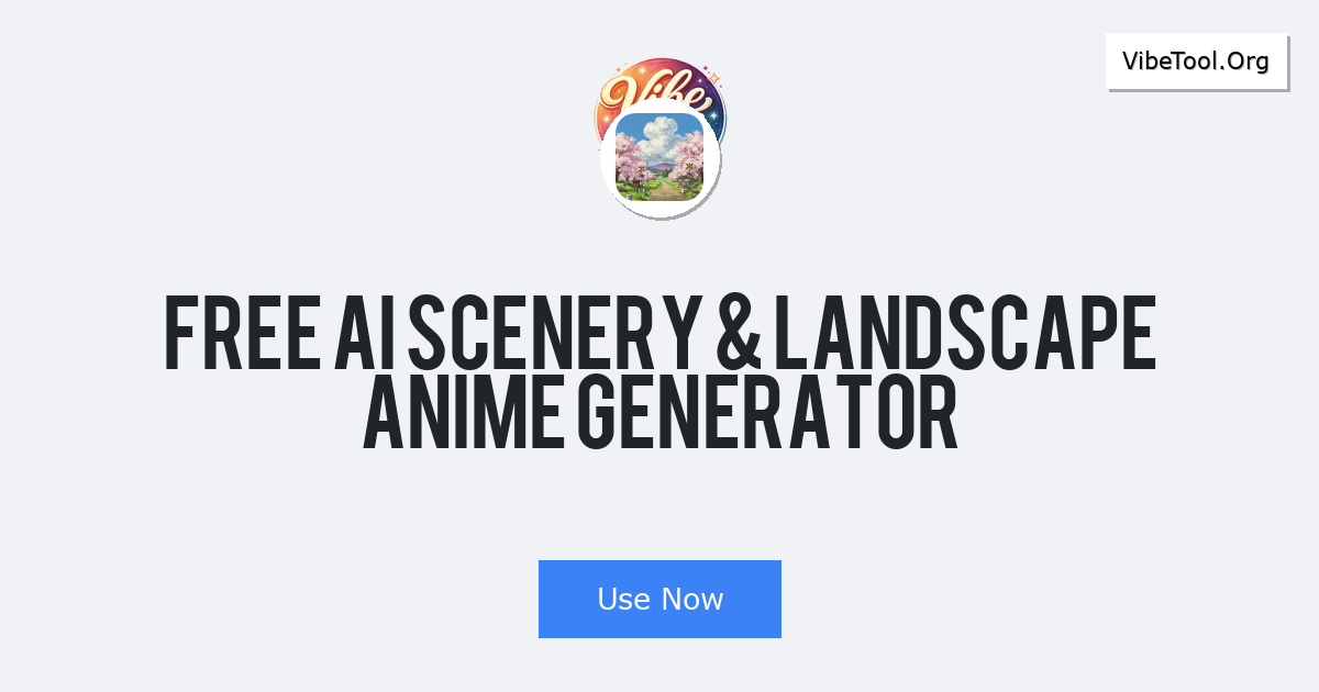 Free AI Scenery & Landscape Anime Generator