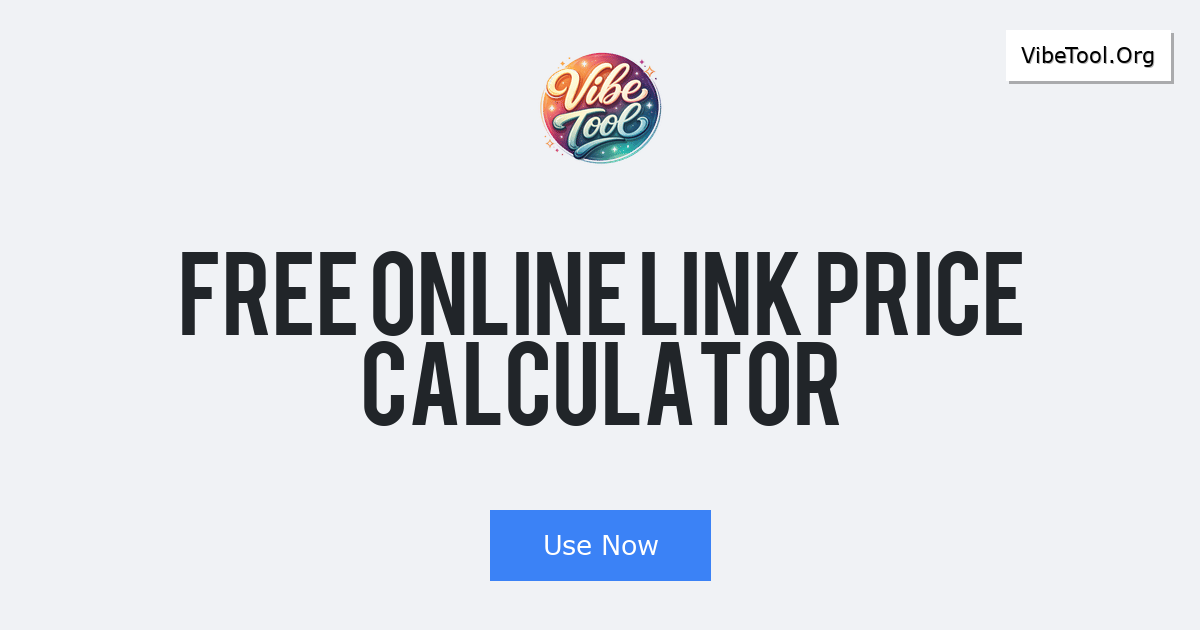Free Online Link Price Calculator