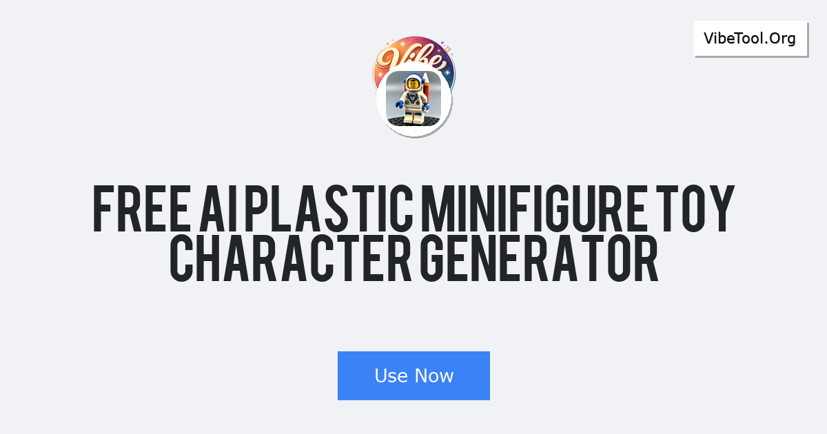 Free AI Plastic Minifigure Toy Character Generator