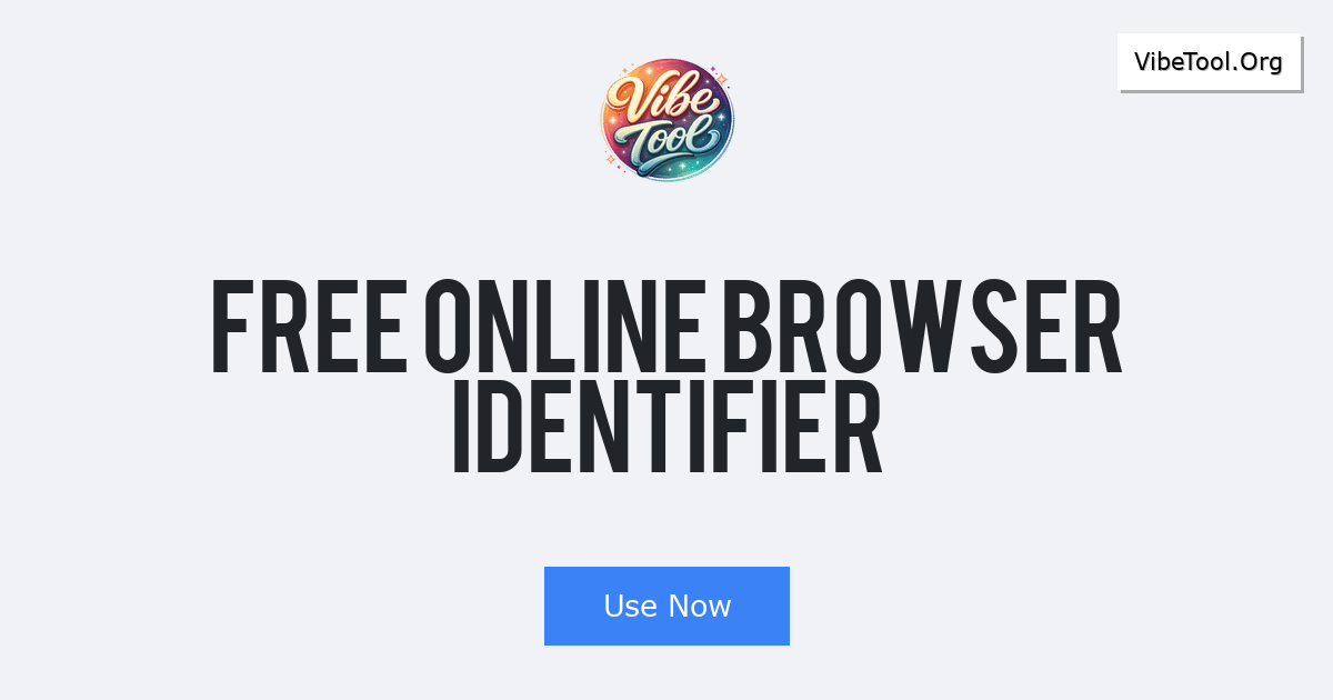 Free Online Browser Identifier
