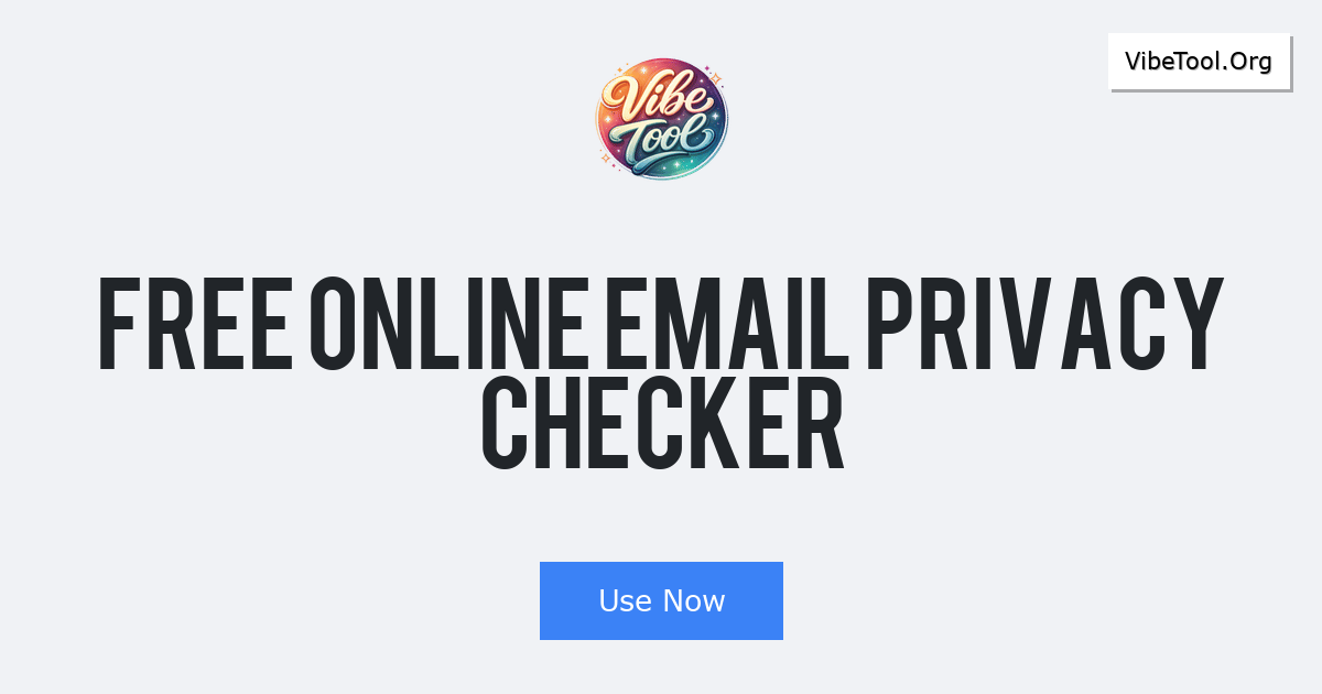 Free Online Email Privacy Checker