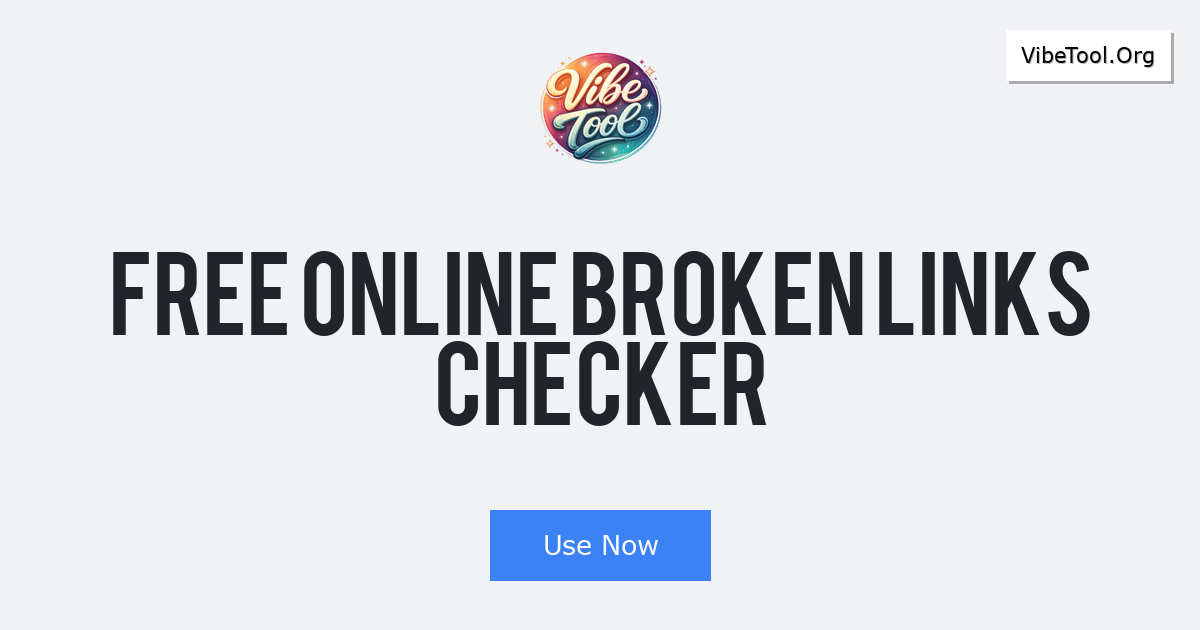 Free Online Broken Links Checker