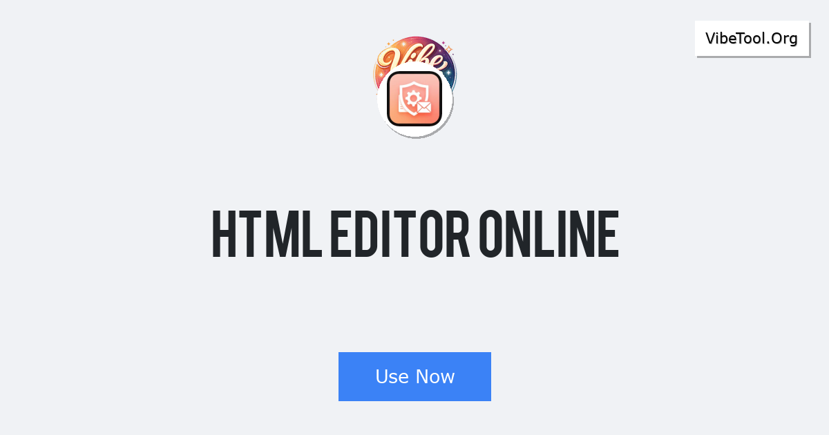 HTML Editor Online