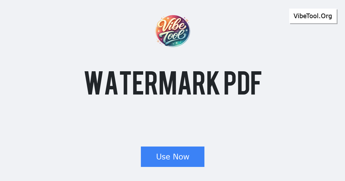 Watermark PDF