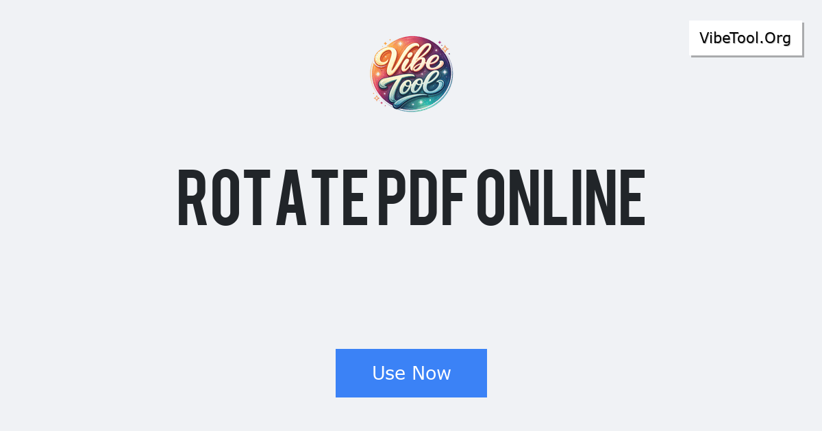 Rotate PDF Online