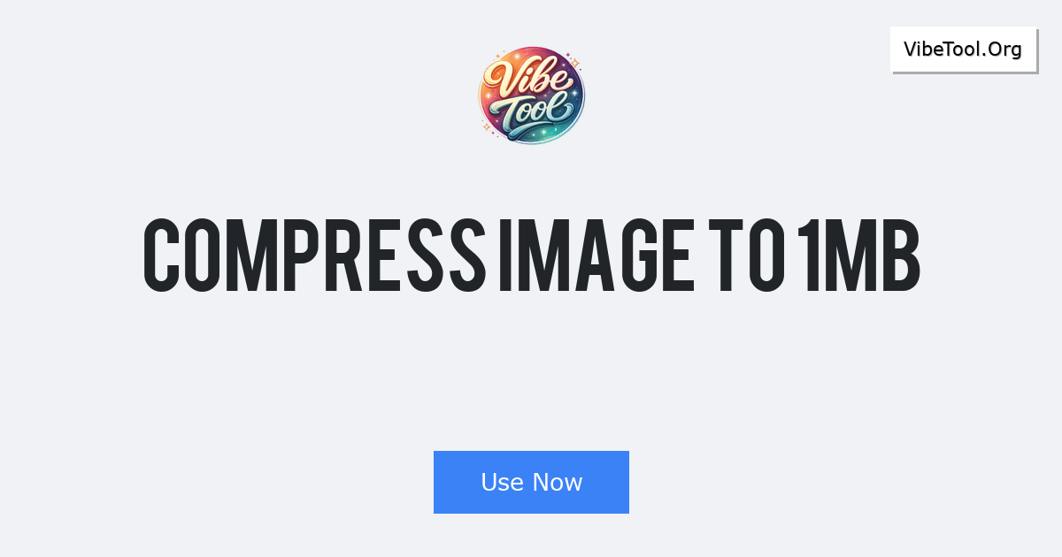 Compress Image to 1MB