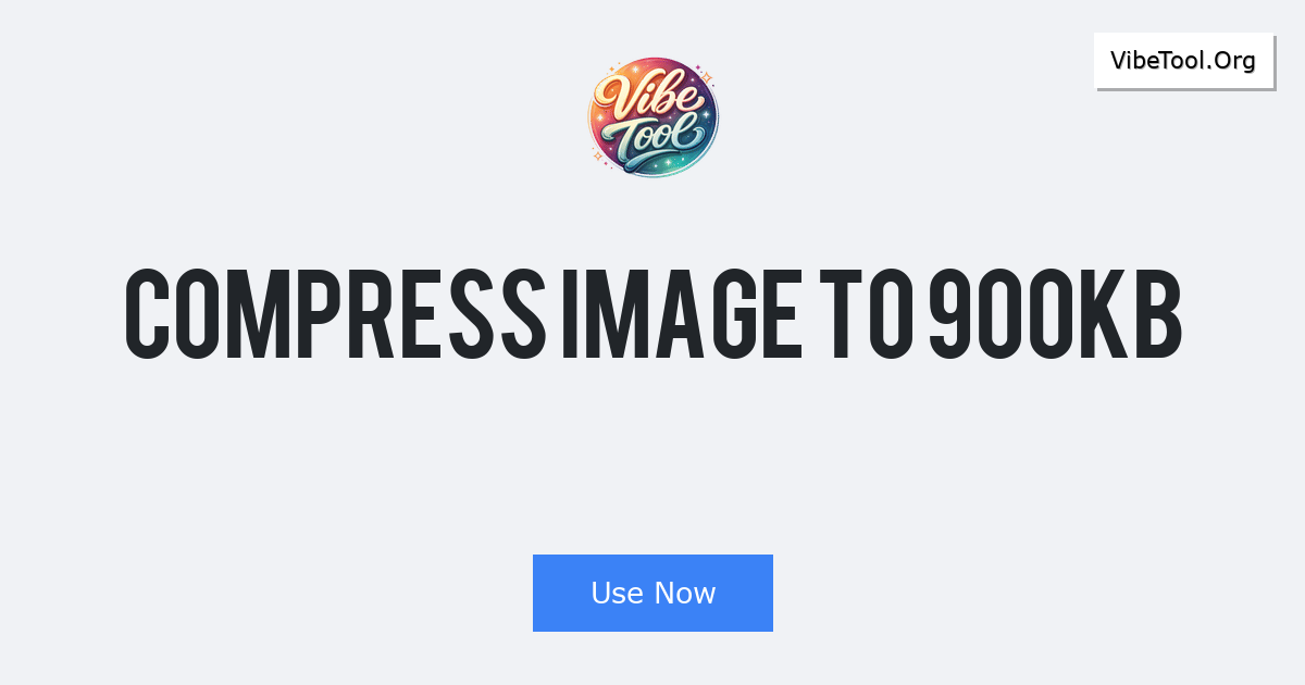 Compress Image to 900KB