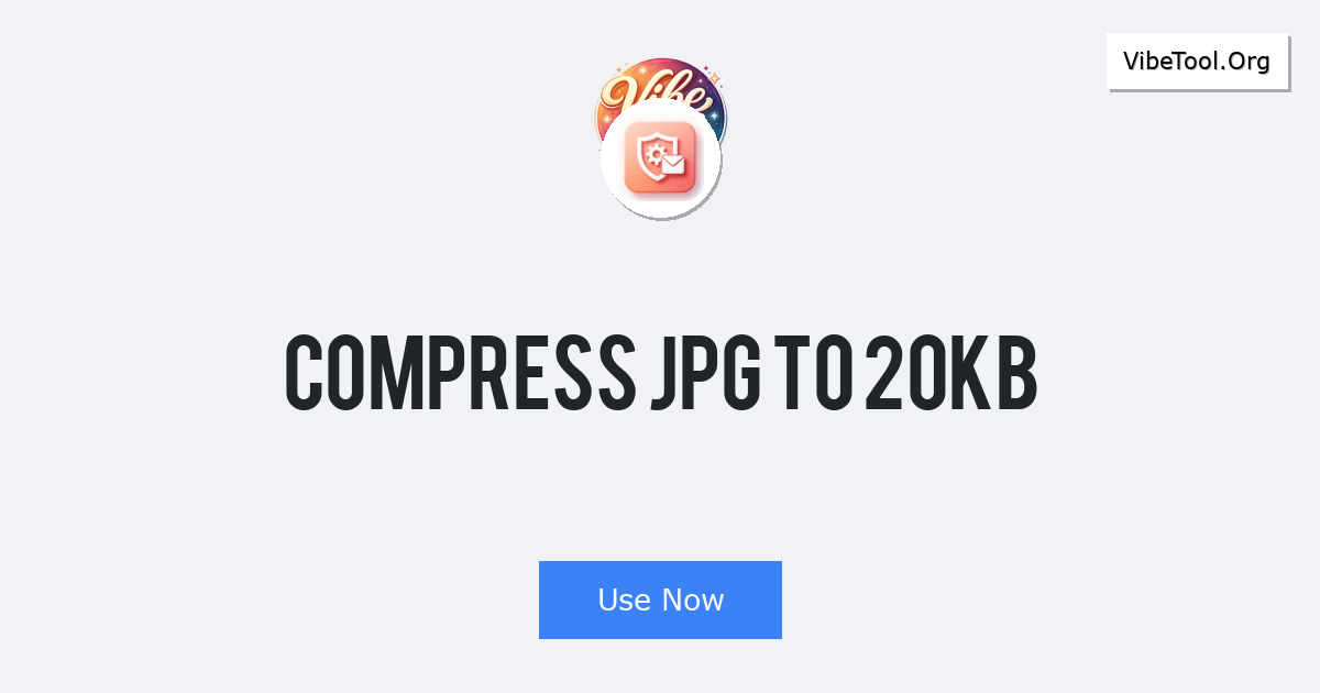 Compress JPG to 20KB